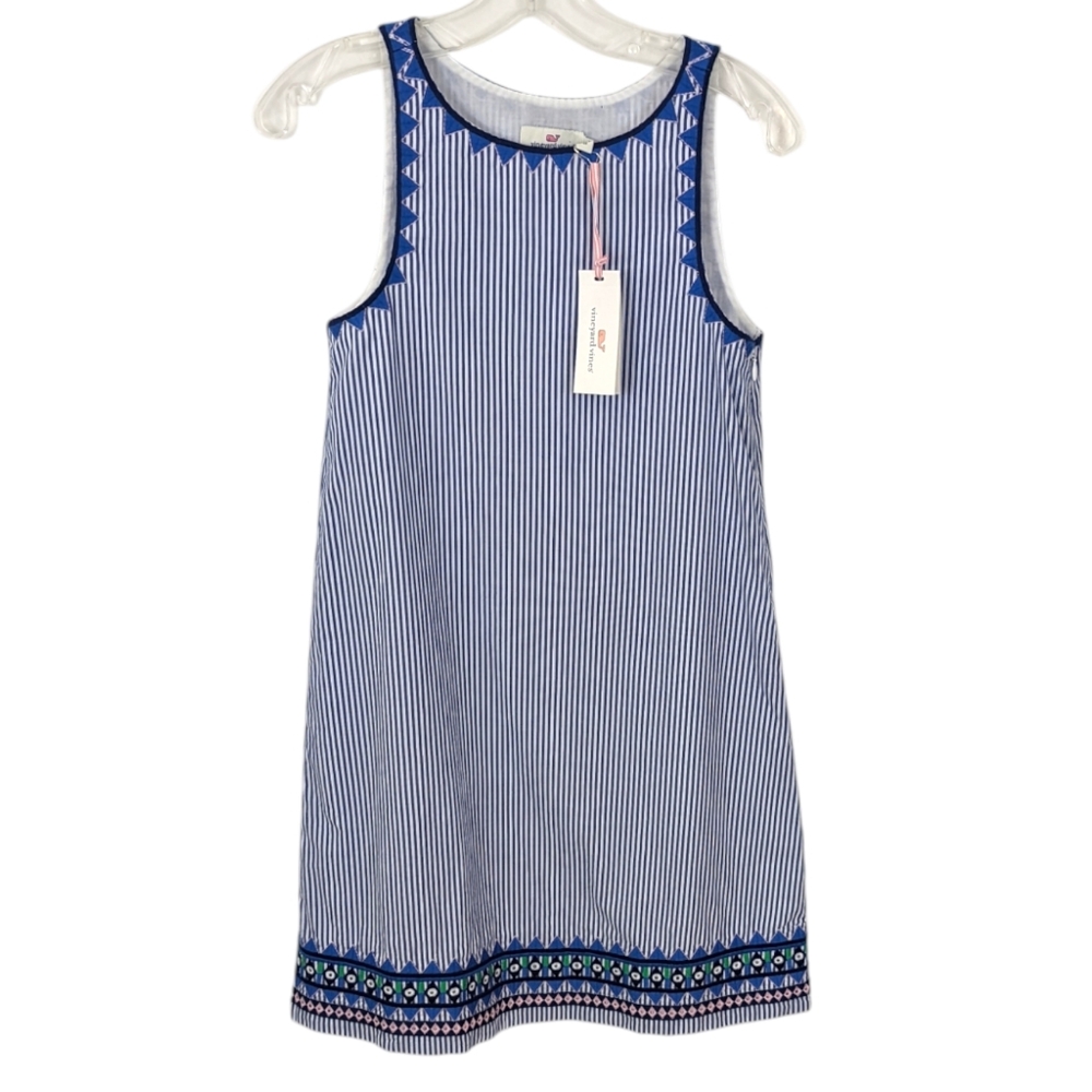 Vineyard Vines Sleeveless Cottpn Sun Dress NEW Womens 00 Trapeze Shift Dress